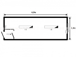 Блок-контейнер 6м жилой для строительных объектов в Кашарах